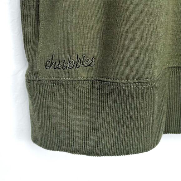 Chubbies The Moss Soft Terry Crewneck Sweater Size Large Pullover Flamingo NEW - Picture 6 of 14